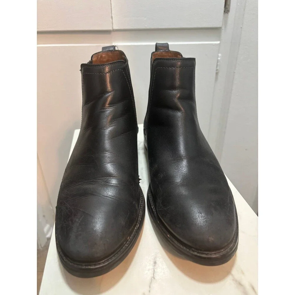 Cole Haan Warner Grand Boots Mens Size 10 Black Water Resistant Leather